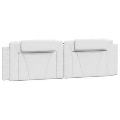 vidaXL Headboard Cushion White 72" Faux Leather