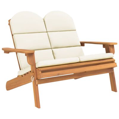 vidaXL 3 Piece Adirondack Patio Lounge Set Solid Wood Acacia