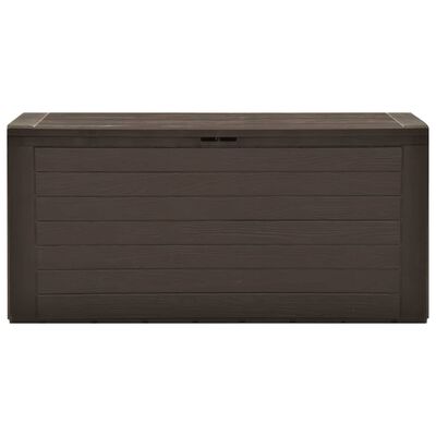 vidaXL Patio Storage Box Brown 45.7"x17.3"x21.7"