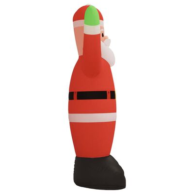 vidaXL Inflatable Santa Claus with LEDs 244.1"