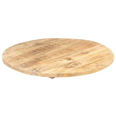 vidaXL Table Top Ø23.6"x(0.98"-1.06") Solid Mango Wood