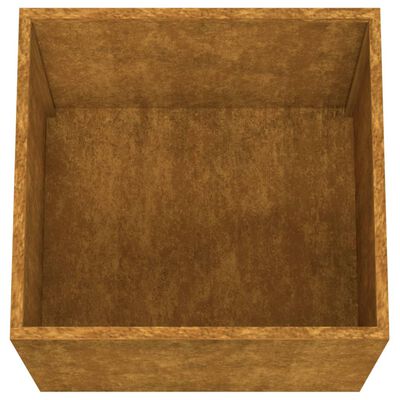 vidaXL Planters 2 pcs 19.3"x18.5"x18.1" Corten Steel