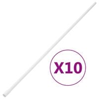 vidaXL Cable Trunkings Ø0.63" 32.8' PVC