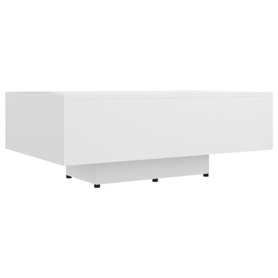 vidaXL Coffee Table White 33.5"x21.7"x12.2" Engineered Wood