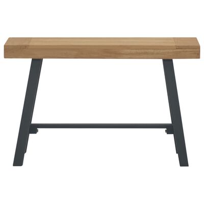 vidaXL Bench 31.5" Solid Wood Teak