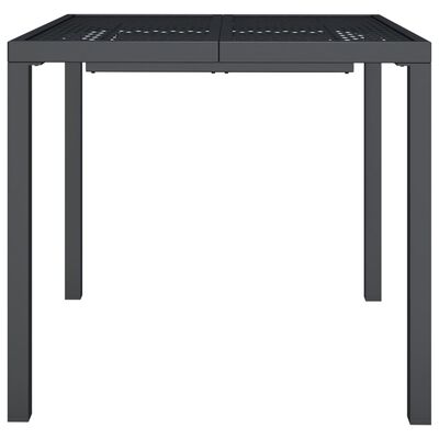 vidaXL Patio Table Anthracite 31.5"x31.5"x28.3" Steel