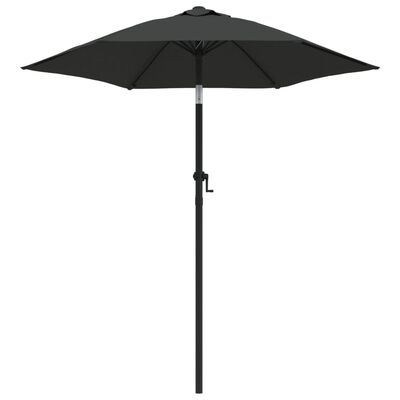 vidaXL Garden Parasol Anthracite 78.7"x83.1" Aluminum