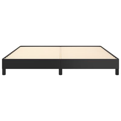 vidaXL Bed Frame Black 72"x83.9" California King Faux Leather