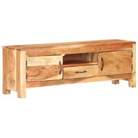 vidaXL TV Stand 45.7"x11.8"x15.7" Solid Wood Acacia