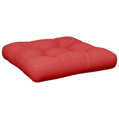 vidaXL Pallet Cushion Red 23.6"x23.6"x4.7" Fabric