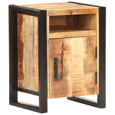 vidaXL Bedside Cabinet 15.7"x13.8"x21.7" Solid Mango Wood