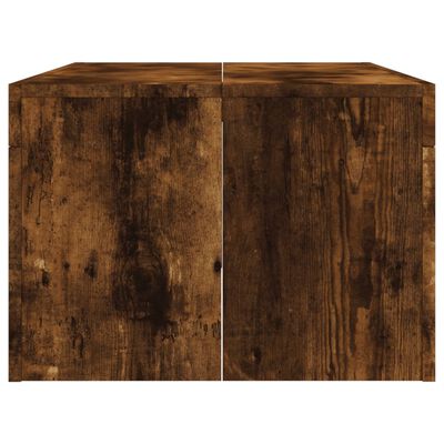 vidaXL Coffee Table Smoked Oak 40.2"x19.7"x14.2" Engineered Wood