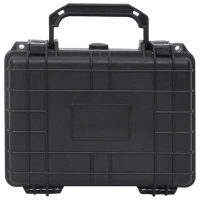 vidaXL Portable Flight Case Black 9.4"x7.5"x4.3" PP