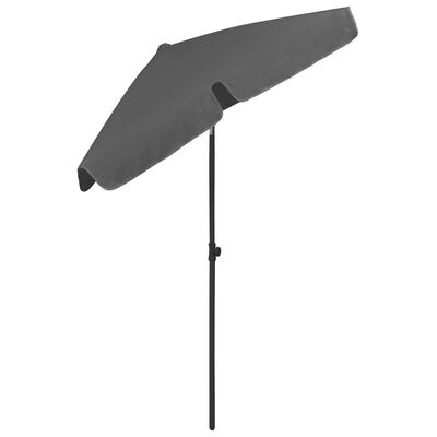 vidaXL Beach Umbrella Anthracite 70.9"x47.2"