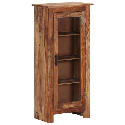 vidaXL Highboard 19.6"x11.8"x43.3" Solid Wood