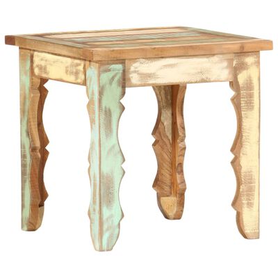 vidaXL Coffee Table 15.7"x15.7"x15.7" Solid Reclaimed Wood