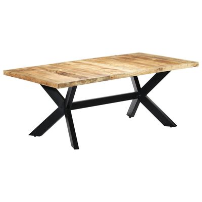 vidaXL Dining Table 78.7"x39.4"x29.5" Solid Mango Wood