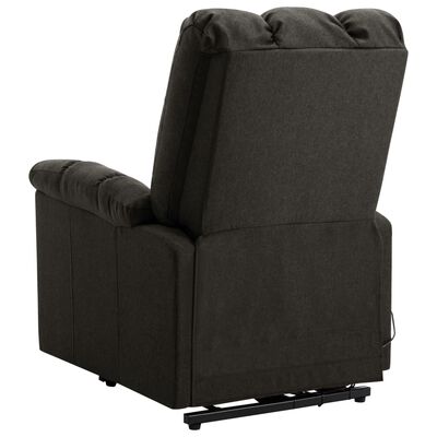 vidaXL Power Lift Recliner Brown Fabric