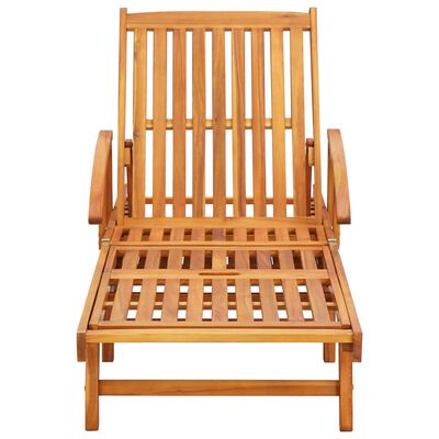 vidaXL Sun Loungers 2 pcs Solid Acacia Wood