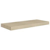 vidaXL Floating Wall Shelf Oak 23.6"x9.3"x1.5" MDF