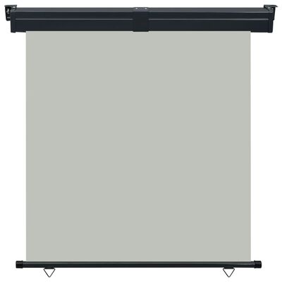 vidaXL Balcony Side Awning 63"x98.4" Gray