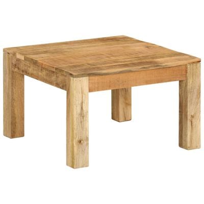 vidaXL Coffee Table 21.7"x21.7"x13.8" Solid Wood Mango