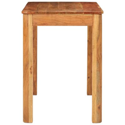 vidaXL Dining Table 43.3"x21.7"x29.9" Solid Wood Acacia