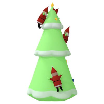 vidaXL Inflatable Christmas Tree with LEDs 196.9"