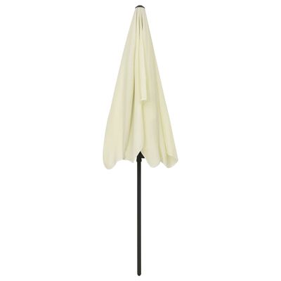 vidaXL Beach Umbrella Sand Yellow 78.7"x49.2"