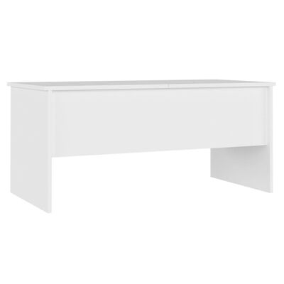 vidaXL Coffee Table White 40.2"x19.9"x18.3" Engineered Wood