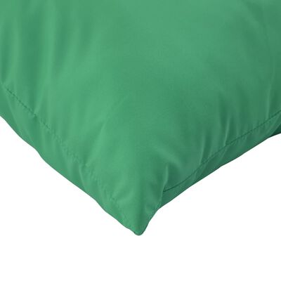 vidaXL Pallet Cushions 2 pcs Green Oxford Fabric