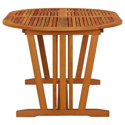 vidaXL Patio Table 78.7"x39.4"x29.5" Solid Wood Eucalyptus