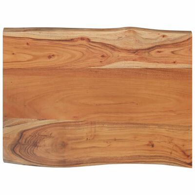 vidaXL Table Top 31.5"x23.6"x1" Rectangular Solid Wood Acacia Live Edge