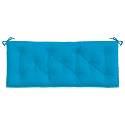 vidaXL Garden Bench Cushion Light Blue 47.2"x(19.7"+19.7")x2.8" Oxford Fabric