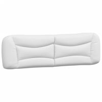 vidaXL Headboard Cushion White 72" Faux Leather