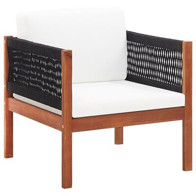 vidaXL Patio Chairs 2 pcs Solid Acacia Wood