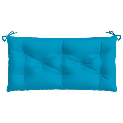 vidaXL Garden Bench Cushion Light Blue 39.4"x(19.7"+19.7")x2.8" Oxford Fabric