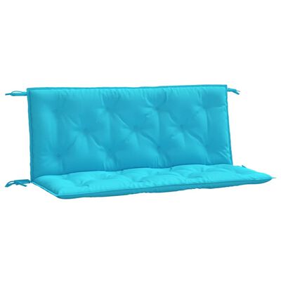 vidaXL Garden Bench Cushions 2pcs Turquoise 47.2"x19.7"x2.8" Fabric