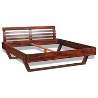 vidaXL Bed Frame Solid Acacia Wood 70.9"x78.7"