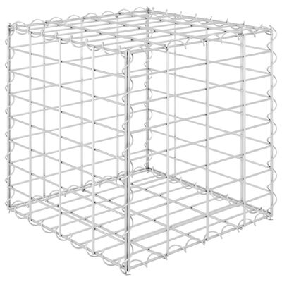 vidaXL Cube Gabion Raised Bed Steel Wire 15.7"x15.7"x15.7"