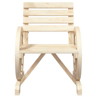 vidaXL Patio Chair 22.8"x22.8"x30.9" Solid Wood Fir