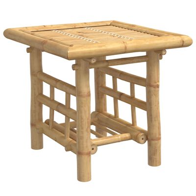 vidaXL Side Table 17.7"x17.7"x17.7" Bamboo