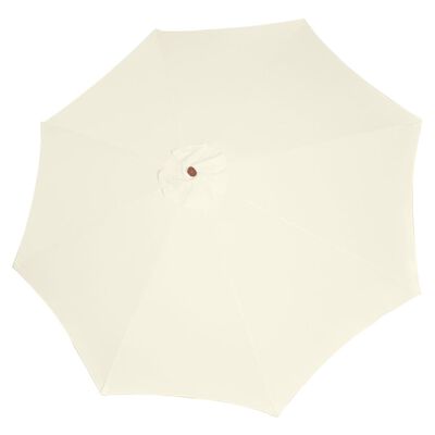 vidaXL Garden Parasol 118.1"x101.6" Sand White