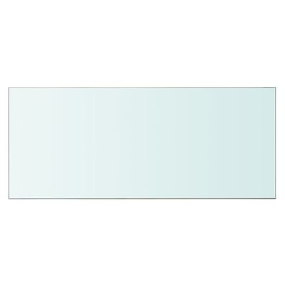 vidaXL Shelf Panel Glass Clear 27.6"x11.8"