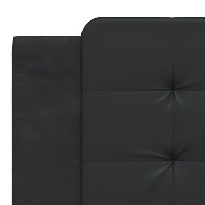 vidaXL Headboard Cushion Black 72" Faux Leather