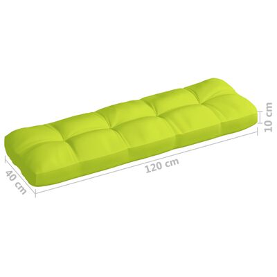 vidaXL Pallet Sofa Cushions 7 pcs Bright Green