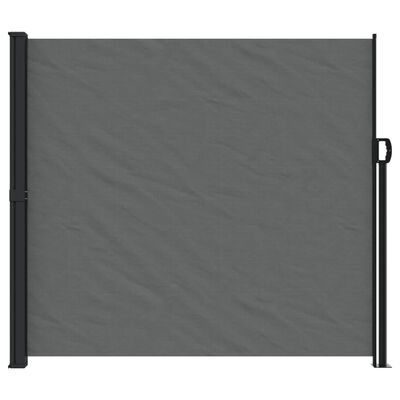 vidaXL Retractable Side Awning Anthracite 70.9"x118.1"