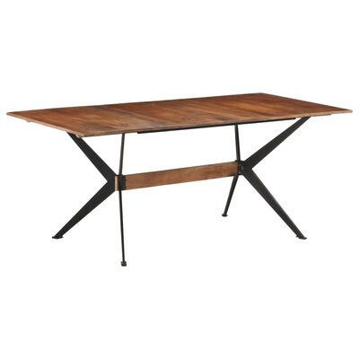 vidaXL Dining Table 70.9"x35.4"x29.9" Solid Mango Wood