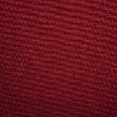 vidaXL Swivel Dining Chair Wine Red Fabric