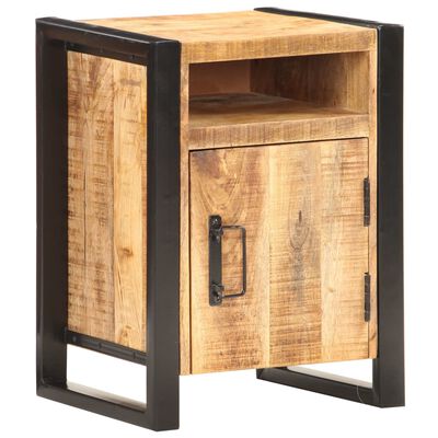 vidaXL Bedside Cabinet 15.7"x13.8"x21.7" Solid Mango Wood